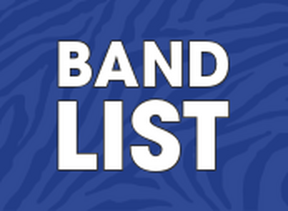 2025 Band List